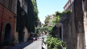 Trastevere's narrow