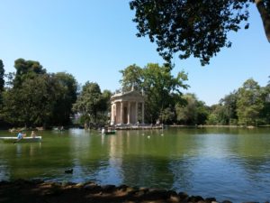 Villa Borghese's lake